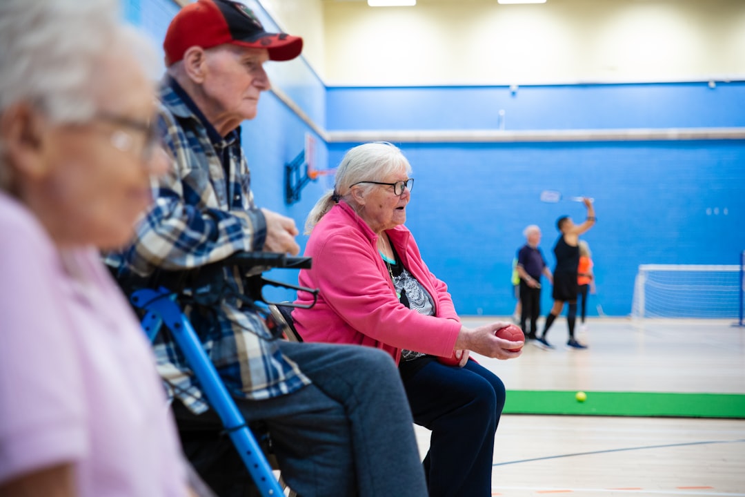 Seniors enjoying a community activity